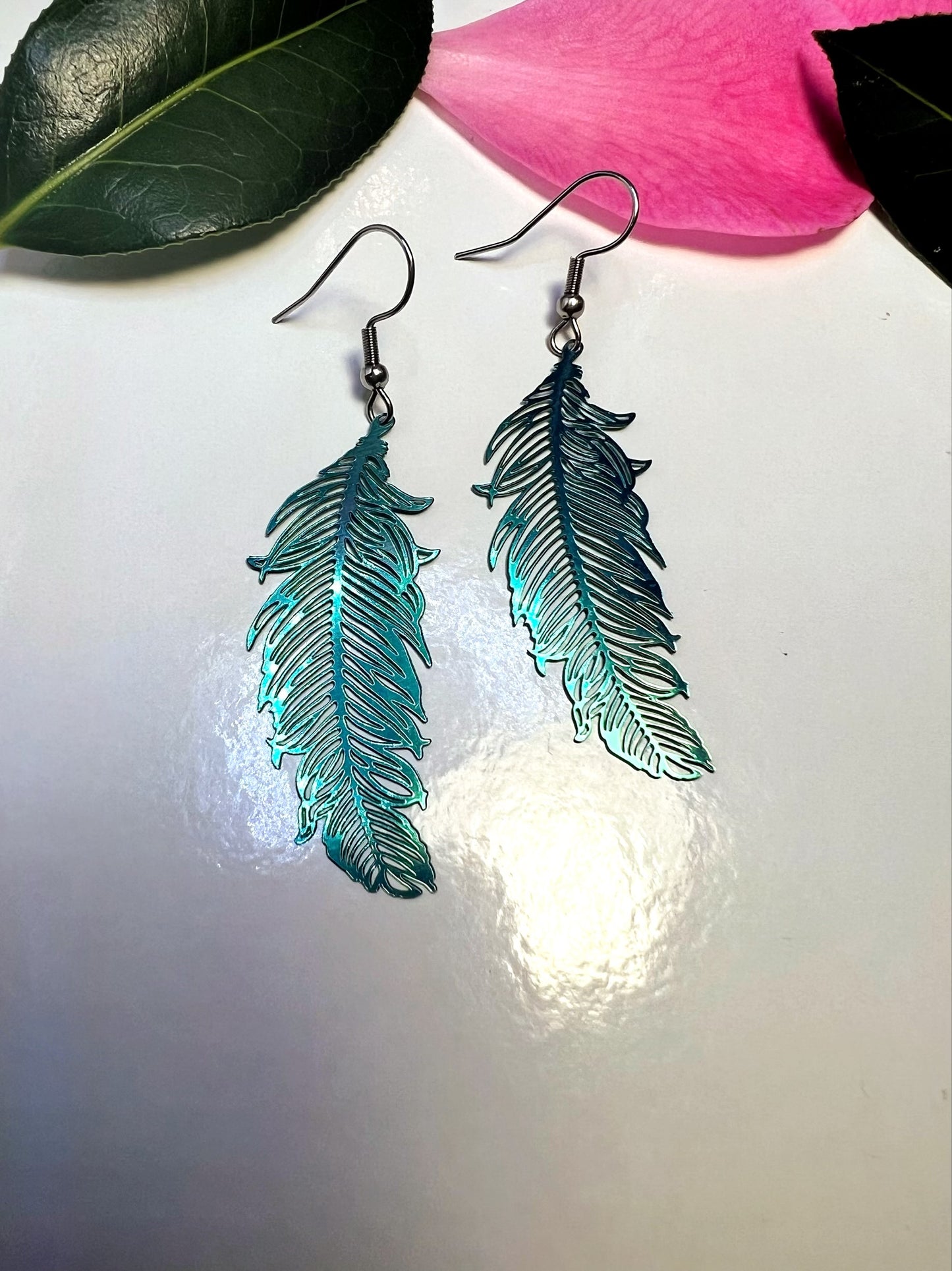 Feather Filigree Earrings