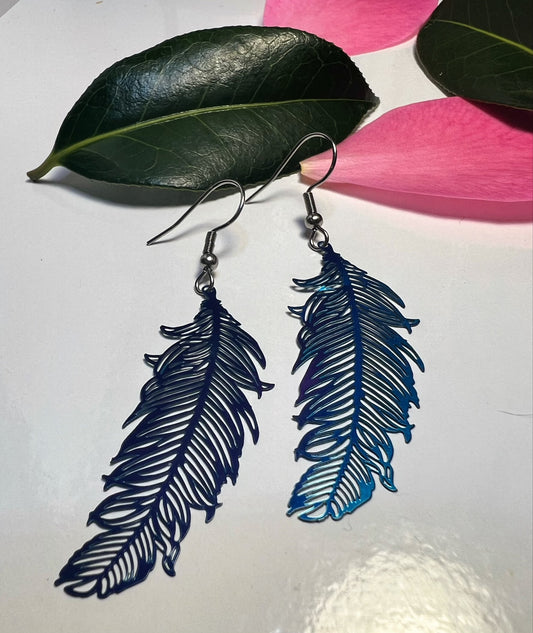 Feather Filigree Earrings