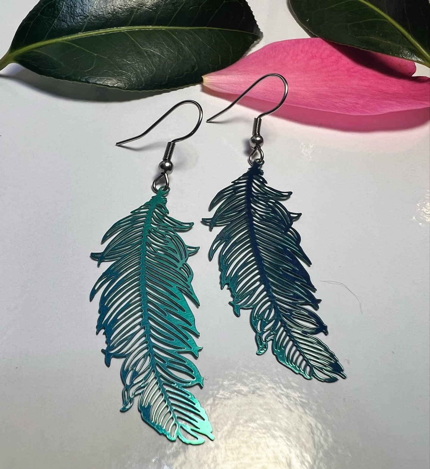 Feather Filigree Earrings